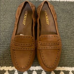 Tan color women flats